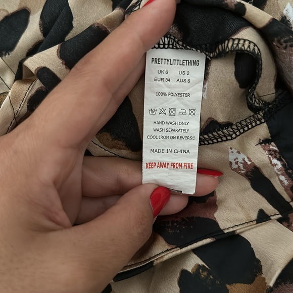 Leopard Print Wrap Around Midi Skirt - Picture 4 of 8